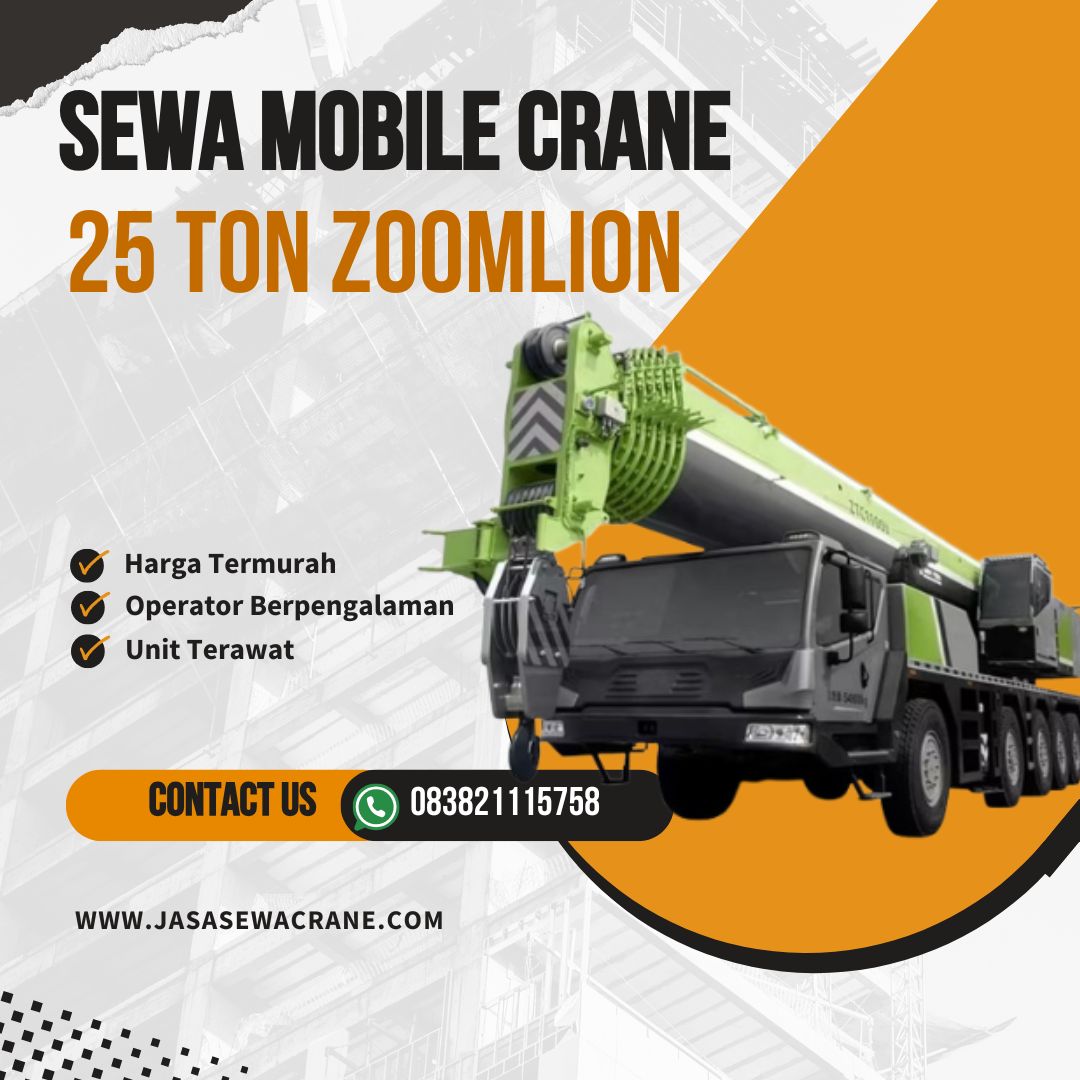 Sewa Crane 25 Ton Zoomlion